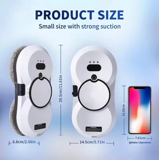 Smart Home Intelligent Window Cleaning Robot Vacuum with Auto Water Spray for Glass Windows And Floor Washing