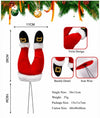 Plush Elf Leg Christmas Tree Decoration