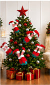 Plush Elf Leg Christmas Tree Decoration