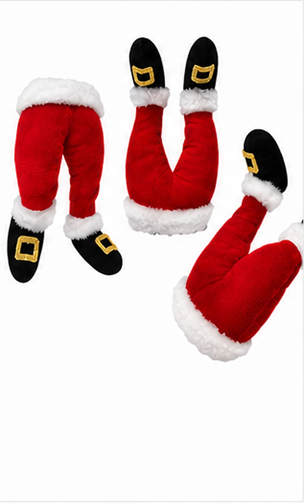 Plush Elf Leg Christmas Tree Decoration