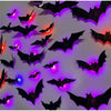 3D Haunted Bat LED Wall Decal