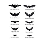 3D Haunted Bat LED Wall Decal