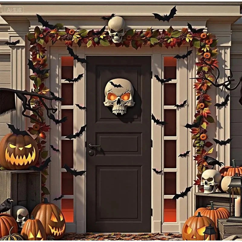 3D Haunted Bat LED Wall Decal