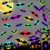 3D Haunted Bat LED Wall Decal