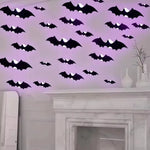 3D Haunted Bat LED Wall Decal