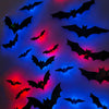 3D Haunted Bat LED Wall Decal