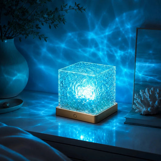 Crystal Ocean Wave Night Light