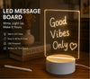 Glow &amp; Tell™ – LED Writing Message Board