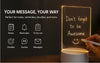 Glow &amp; Tell™ – LED Writing Message Board
