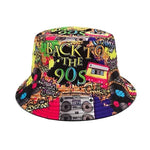 Retro 80's &amp; 90's Bucket Hat