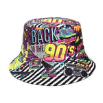 Retro 80's &amp; 90's Bucket Hat