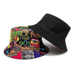 Retro 80's &amp; 90's Bucket Hat